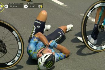 🎥 Mark Cavendish's Tour de France career ends dramatically: Brit breaks collarbone in crash in the eighth stage