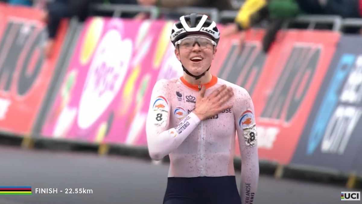 Who can challenge 'Femtastic' Van Empel at the European Cyclocross Championships? "If she's competing, you're basically fighting for second place"