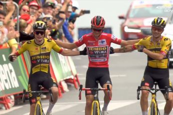 Kuss calls arriving with Vingegaard and Roglic special, but not most special moment of his day